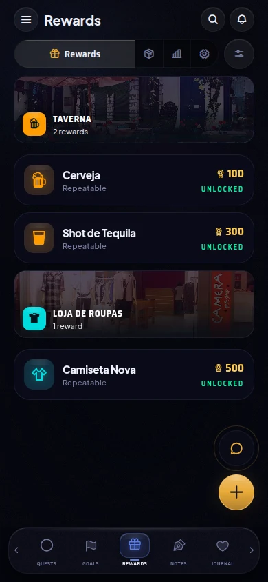 The Rewards store with your own treats.